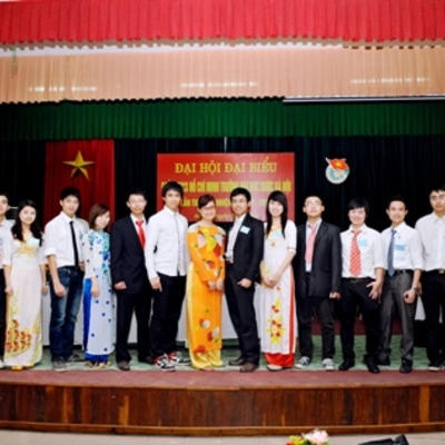 The 22nd Ho Chi Minh Communist Youth Union Congress at Hanoi University of Pharmacy.