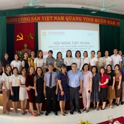 Tập huấn: Triển khai hoạt dộng Cảnh giác dược và An toàn thuốc cho cán bộ y tế tại 2 tỉnh Thái Nguyên, Bắc Kạn năm 2022