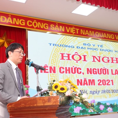 Trường Đại học Dược Hà Nội tổ chức Hội nghị viên chức, người lao động năm 2021