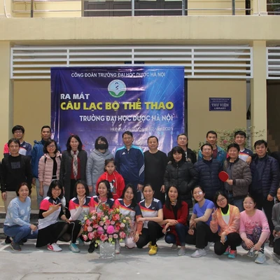 Ra mắt câu lạc bộ Thể thao Trường Đại học Dược Hà Nội