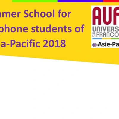 Summer School for francophone students of Asia-Pacific 2018