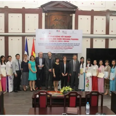 Graduation Degree Awarding Ceremony for the 3rd course Mekong Pharma Masters (2014 - 2016)