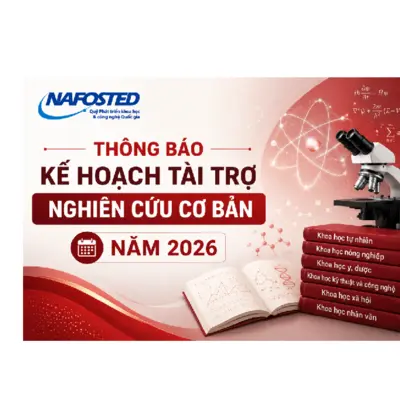 Thông báo Chương trình học bổng L'ORÉAL – UNESCO For Women in Science năm 2026